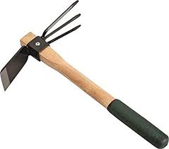 Edward Tools Hoe and Cultivator Hand Tiller